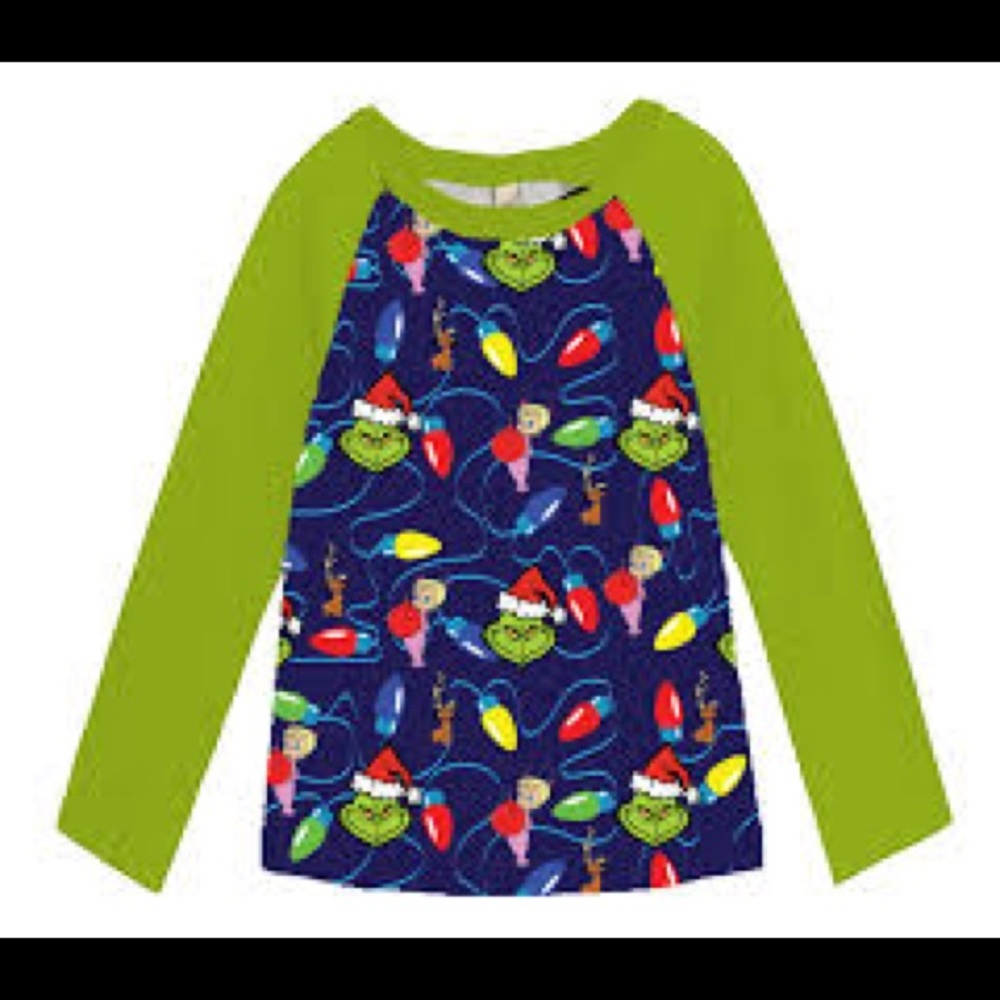 Grinch Raglan Tshirt